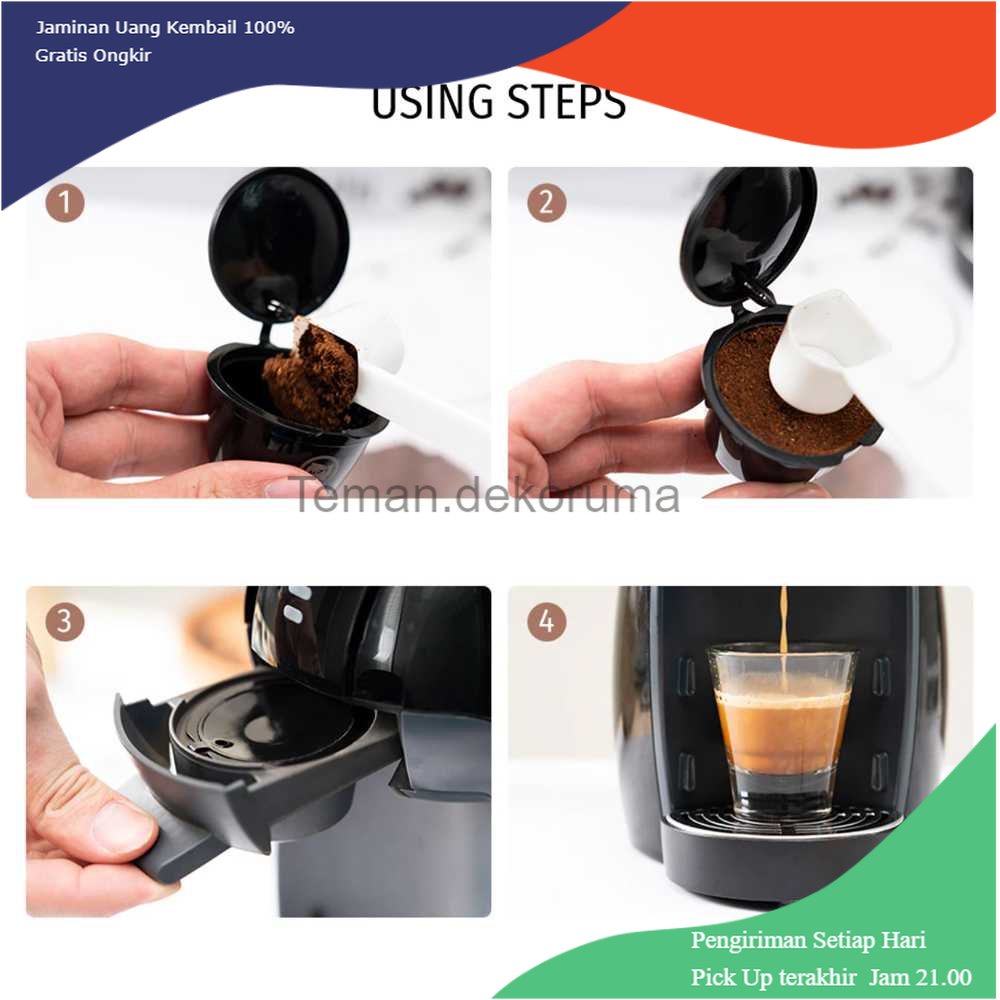 TD - PR ICafilas Capsule Upgrade Version 3PCS for Nescafe Dolce Gusto - F457