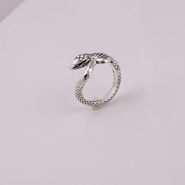 Cincin Desain 12 Zodiak Ular Gaya Eropa Dan Amerika Untuk Pria Dan Wanita