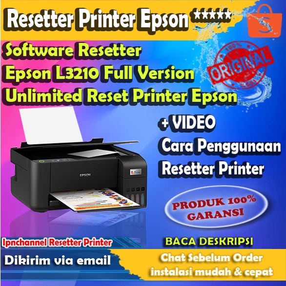 Resetter Epson L3210 Full Version Unlimited Reset Printer Epson