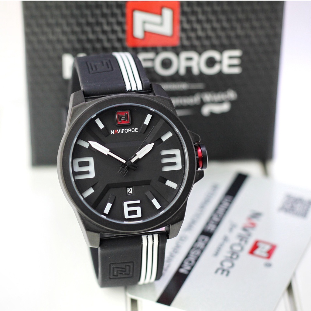 FREE BOX !! BISA COD !! jam tangan PRIA NAFI FORCE 9098 mewah berkualitas import harga murah meriah kekinian terbaru FREE REFILL BATRE murah meriah