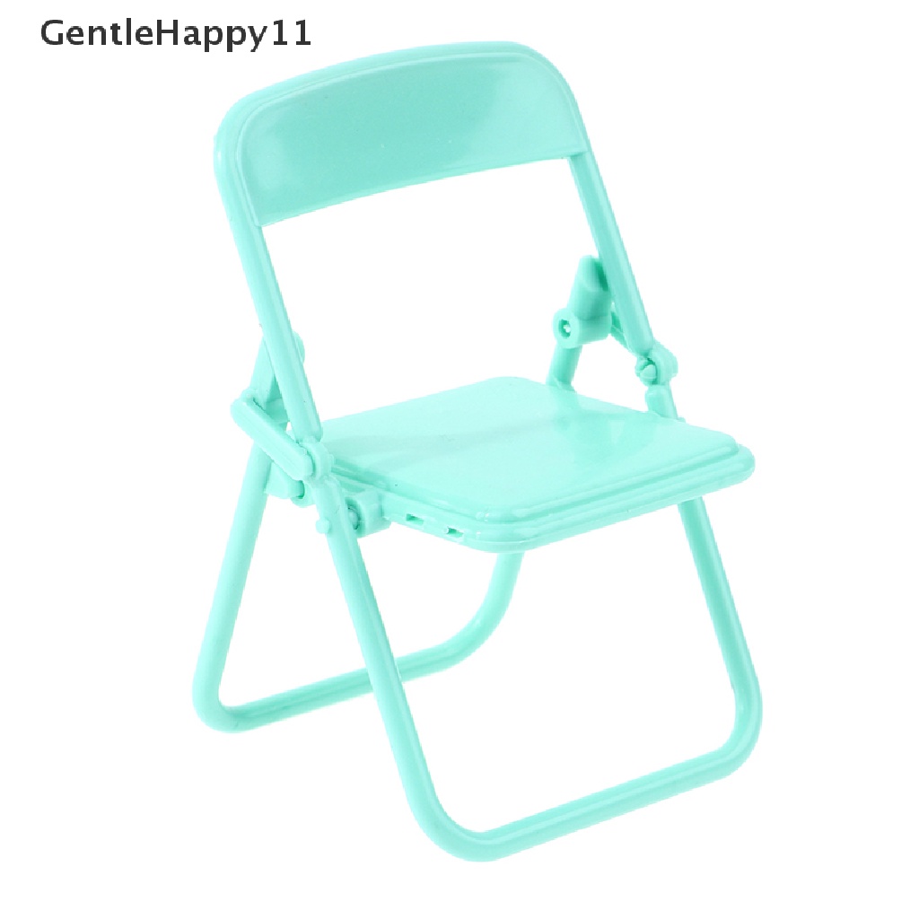 Gentlehappy 1Pc Kursi Mini 1: 12rumah Boneka Miniatur Kursi Armchair Kursi Lipat Dekorasi Rumah id