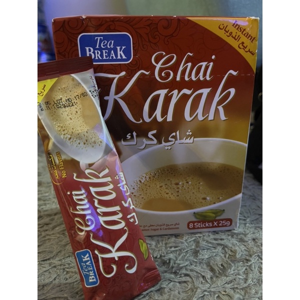 

CHAI KARAK TEA isi 8/satuan, teh KARAK dari saudi arabia