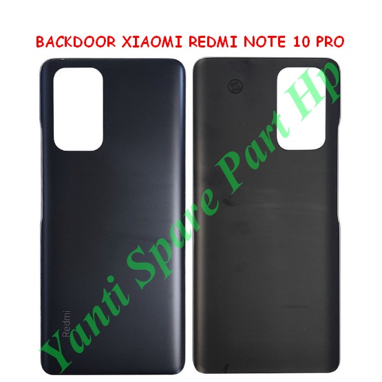 Backdoor Tutup Belakang Xiaomi Redmi Note 10 Pro Original New