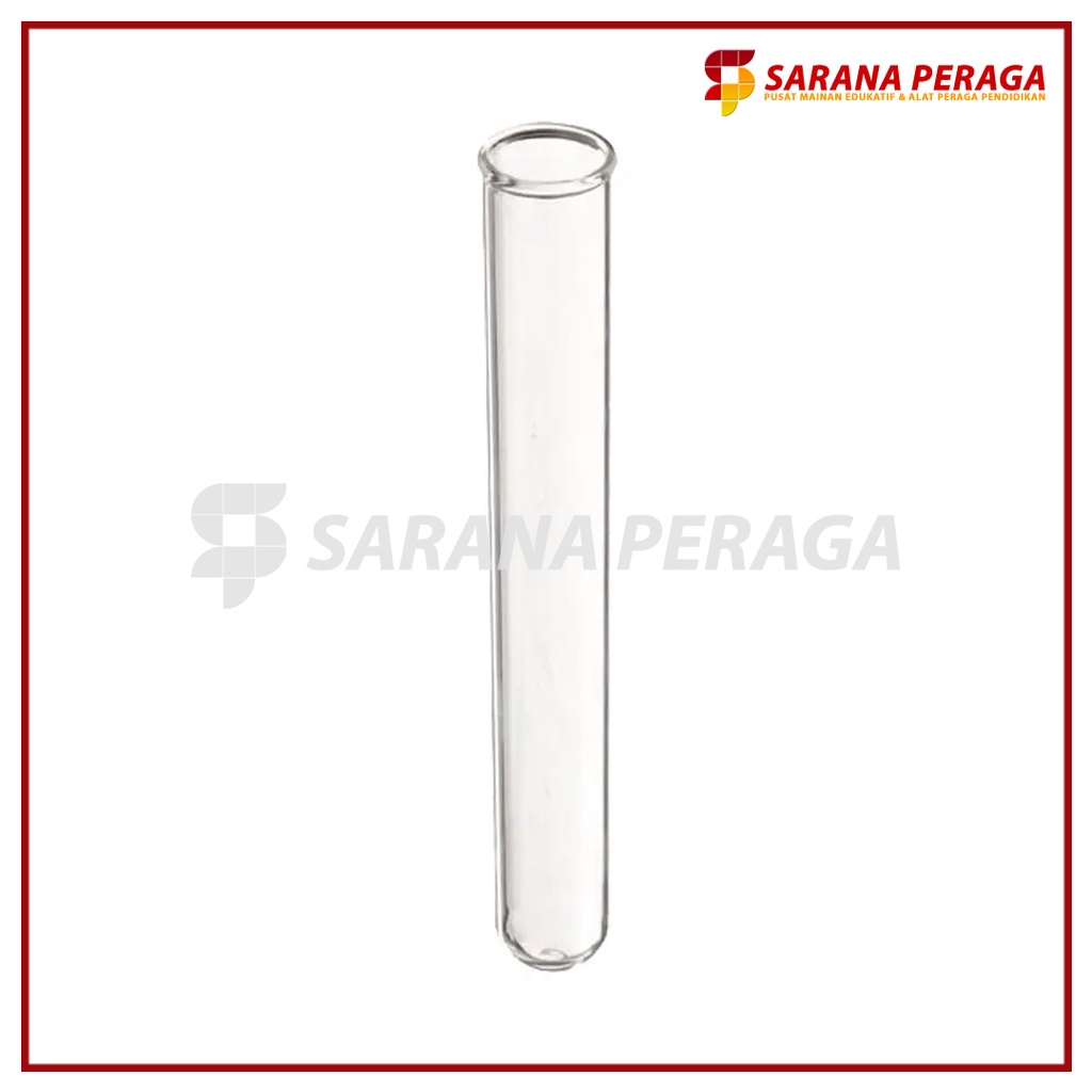 SaranaPeraga - Tabung Reaksi 25ml / 16ml / 12ml / 10ml Kaca - Alat Peraga Laboratorium Kimia