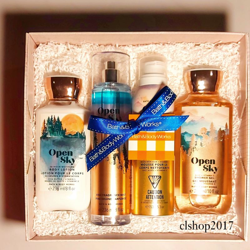 BBW OPEN SKY GIFT SET PAKET BATH &amp; BODY WORKS