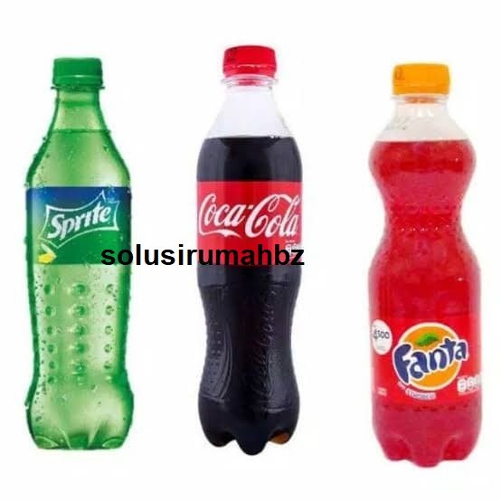 botol 12pcs soda 390 ml Coca Cola Fanta Sprite Pack Box Karton 390ml