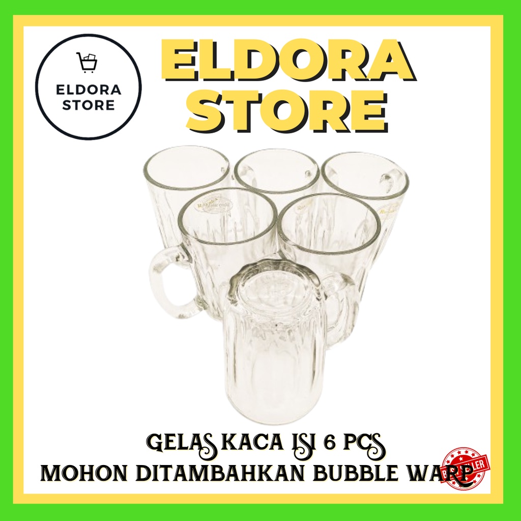 Jual Gelas Kopi 250ml 6pcs Cangkir Teh Royalex Kaca Fm 255 Gelas Kaca Minuman Cafe Gelas 0881