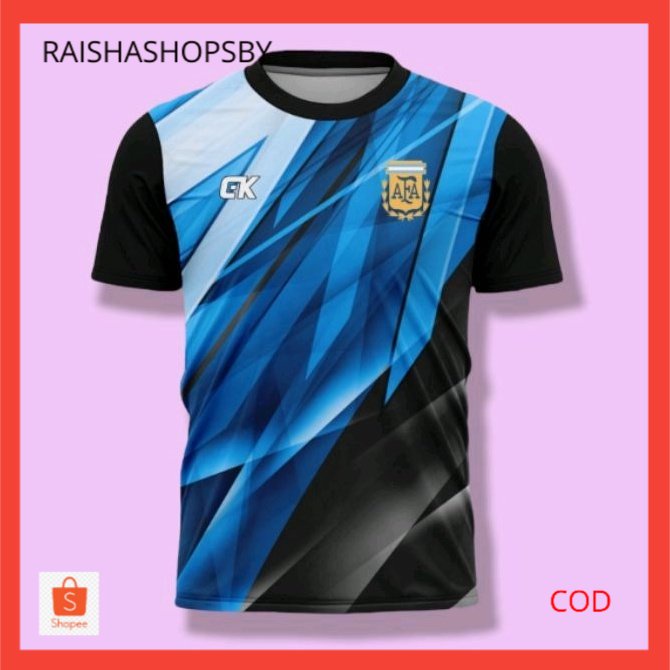 Kaos bola Baju Bola Argentina Jersey Piala dunia Terbaru Jersey Bola Argentina Baju Bola Negara Jers