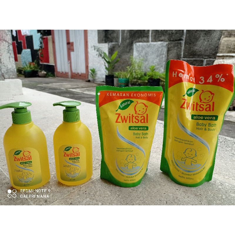 ZWITSAL Baby 2in1 BabyBath botol Pump/ 450ml/ 600ml