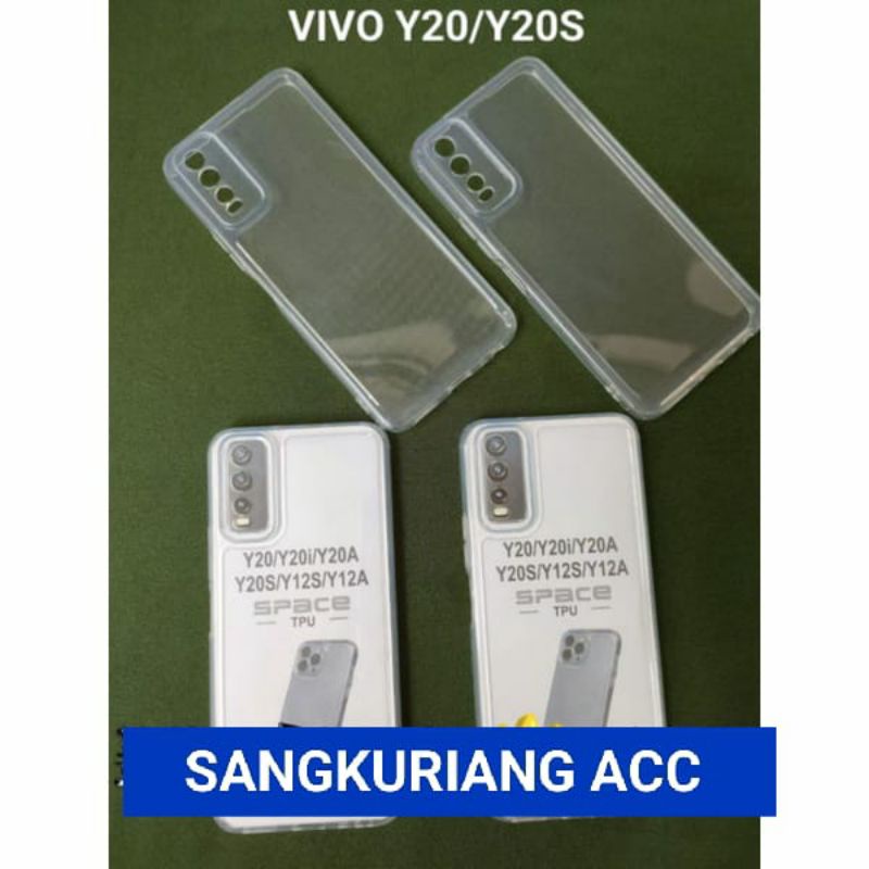 Softcase Slicon Bening Transparan hp VIVO Y20 Y20S Y20i