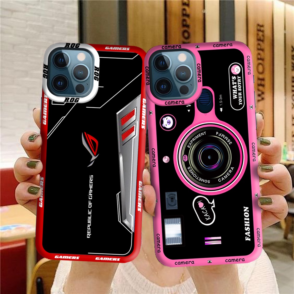 JO-061 SOFTCASE FASHION CASE CAMERA DAN LOGO GAME RG01 ANGEL EYE PHONE CASE FOR ALL TYPE IP 5 5S 5 S