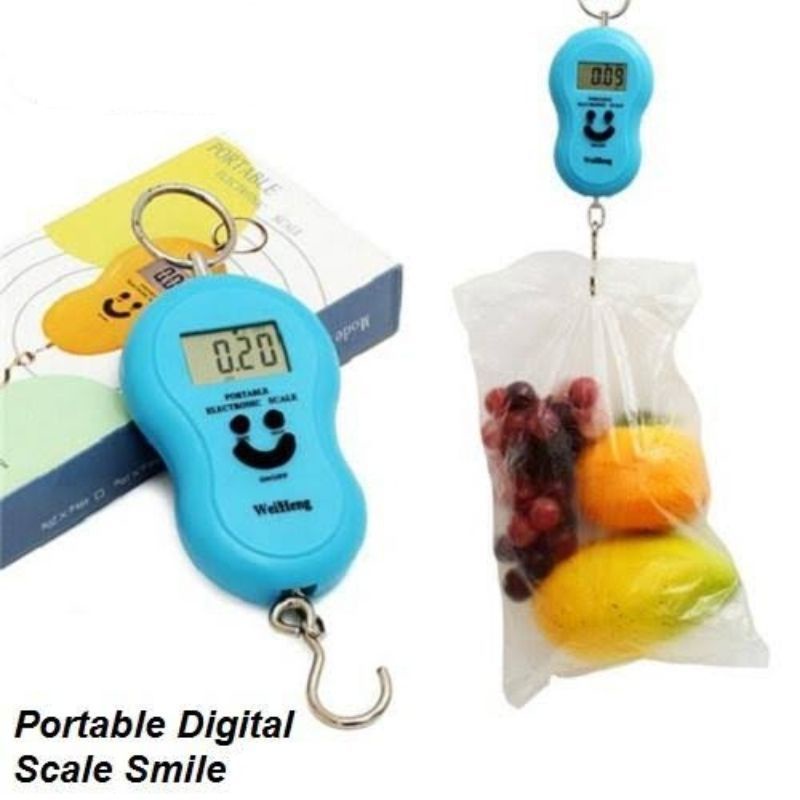 MJ88 TIMBANGAN GANTUNGAN DIGITAL 50KG ELECTRONIC SCALE PORTABLE TRAVEL