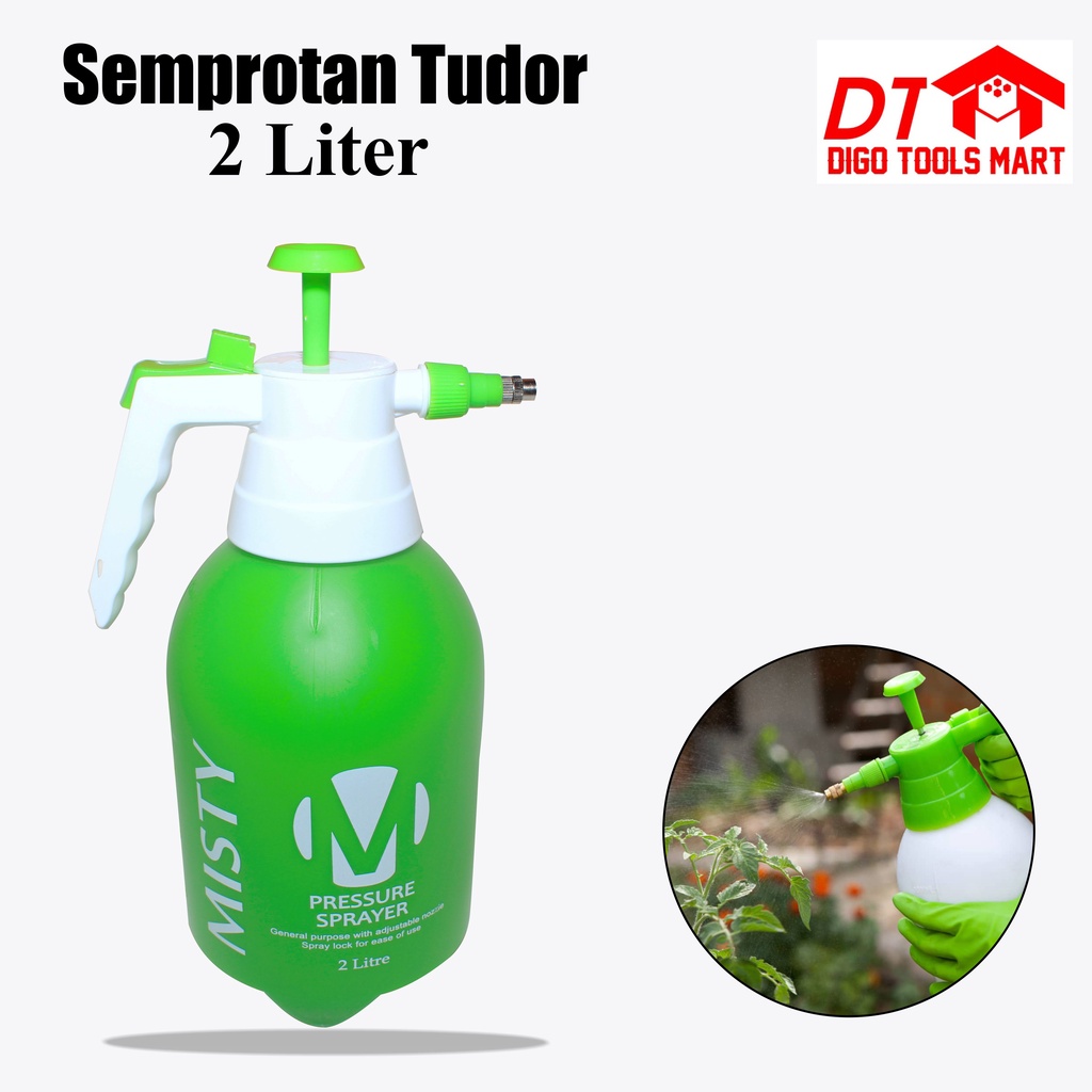 Semprotan Tudor 2 Liter Hand Sprayer Disinfektan Semprotan Burung Tanaman 2000ml