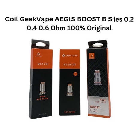 ORIGINAL AEGIS BOOST MESH COIL BO 0.2 COIL AEGIS - B SERIES