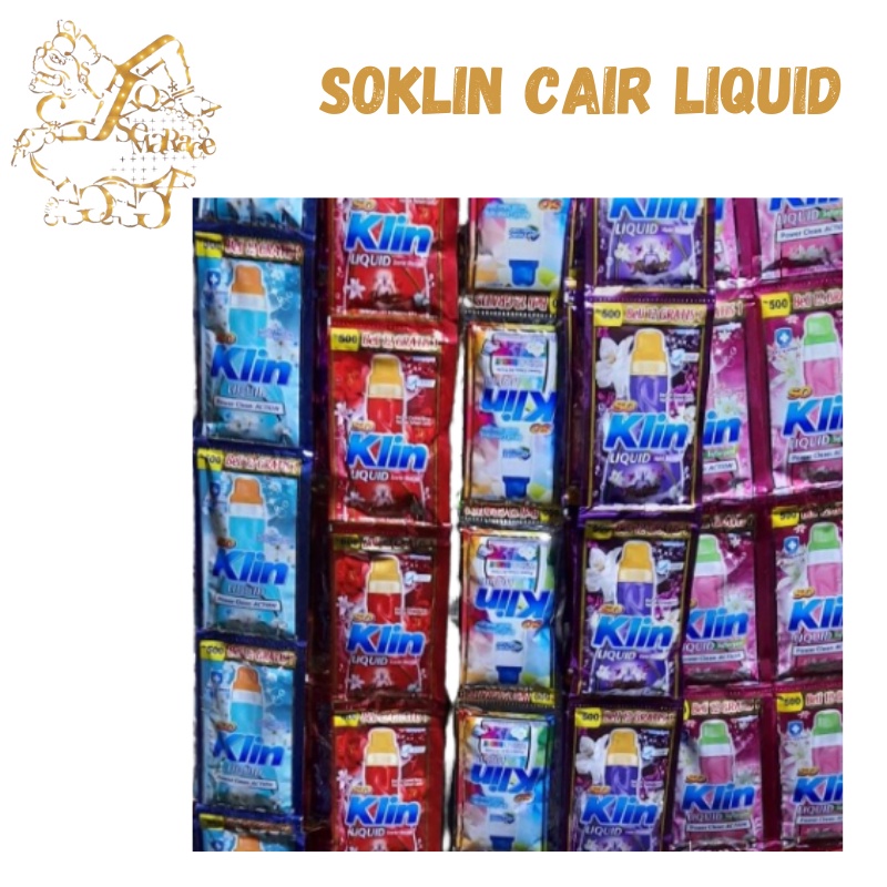 SOKLIN CAIR LIQUID 1 RENCENG ISI 6 SACHET