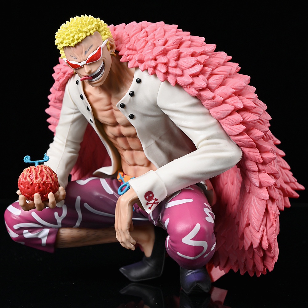 Mainan Action Figure Anime One Piece Donquixote Doflamingo Oka Shichibukai Bahan Pvc Ukuran 16cm Untuk Mobil