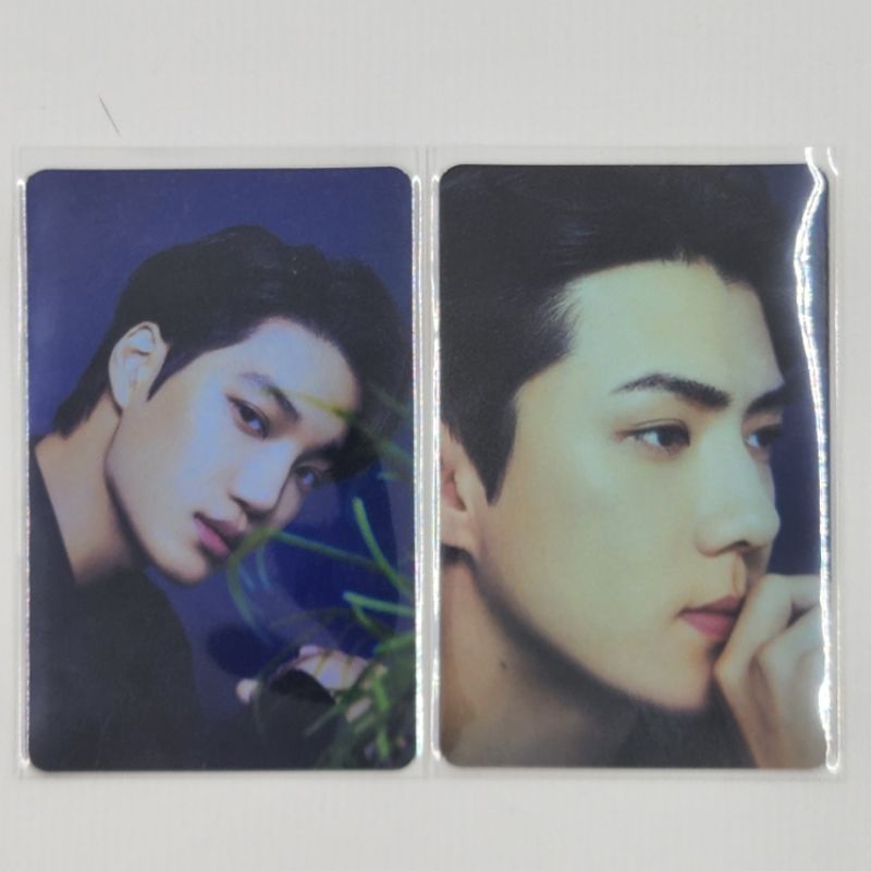 [Ready Stock] EXO Season's Greeting 2022 Official Aladin / Aladdin Benefit Photocard Suho Baekhyun K