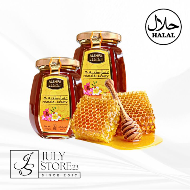 

Madu Arab ALSHIFA 250 g dan 500 g/ Al Shifa Natural Honey 250g & 500g