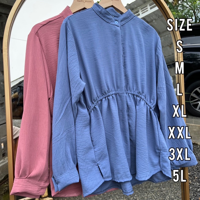 Nayanika Blouse - Blouse Jumbo - Blouse Krinkle - Size S M L XL XXL 3XL 5L