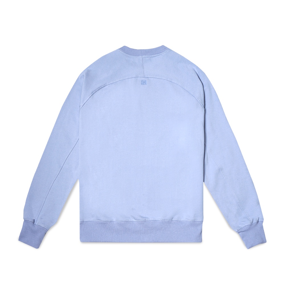 4M1 de Coeur Tonal Heart Logo Sweatshirt Blue