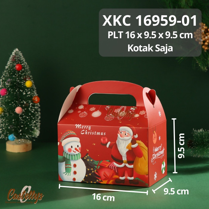 

] Kotak Box XKC 16959 Kue Kering Cookies Nastar Hampers Natal Christmas
