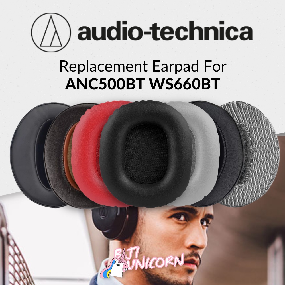 Earcup Earpad Ear Cushion Cushion ATH-ANC500BT WS660BT Busa Foam Bantalan