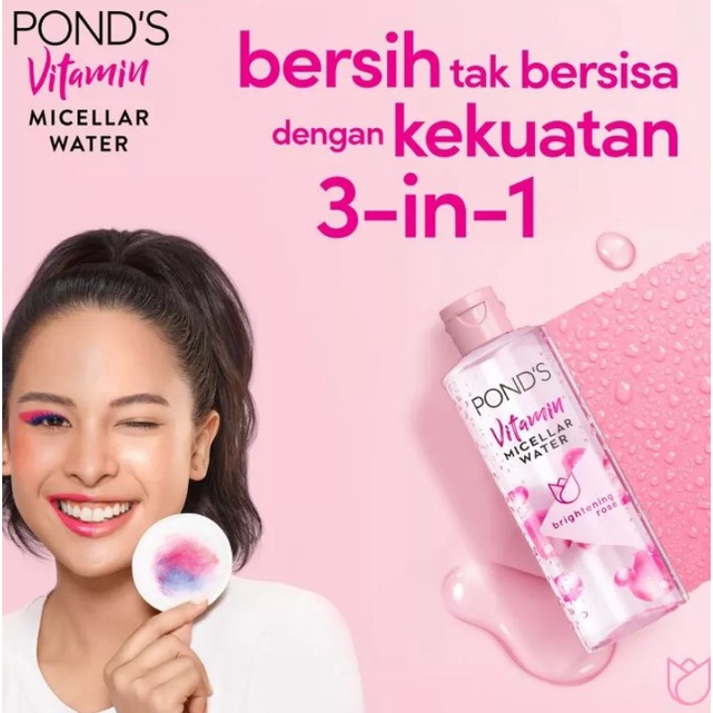 Pond's vitamin micellar water 55ml brihtening water expired 2026