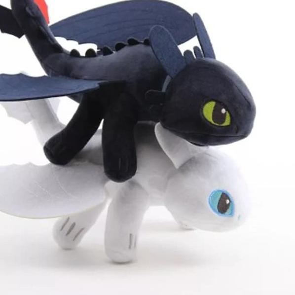 Boneka Anak How To Train Your Dragon / Boneka Toohtless - BLACK
