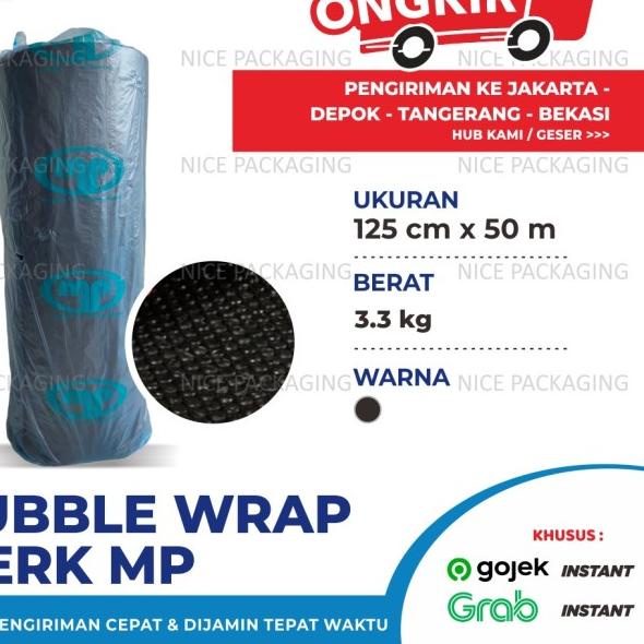 

[MP] Plastik Bubble Hitam uk125cm x 50Mtr