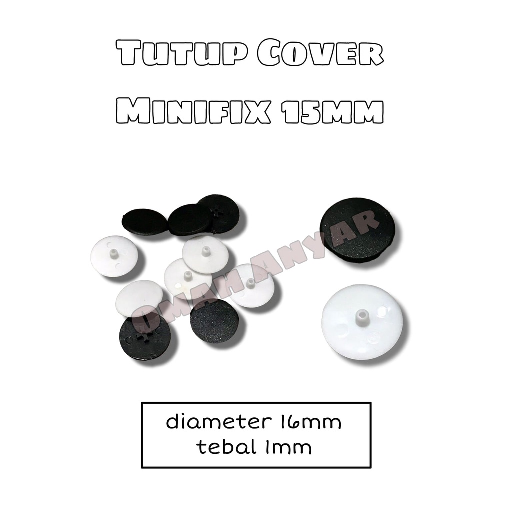 Tutup Skrup Sekrup Cover Minifix Olimpik MF-15 MF-25 1 bks isi 100