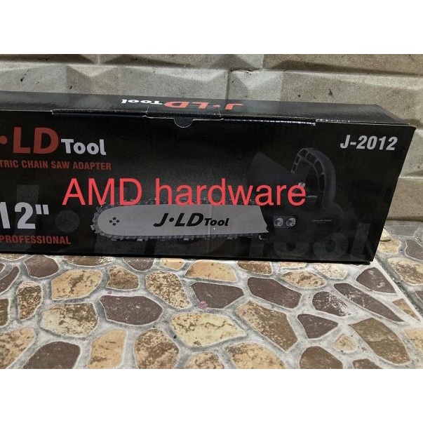Electric Mini Chain Saw Adapter Gerinda Gergaji Kayu 12" JLD Chainsaw - MERK JLD