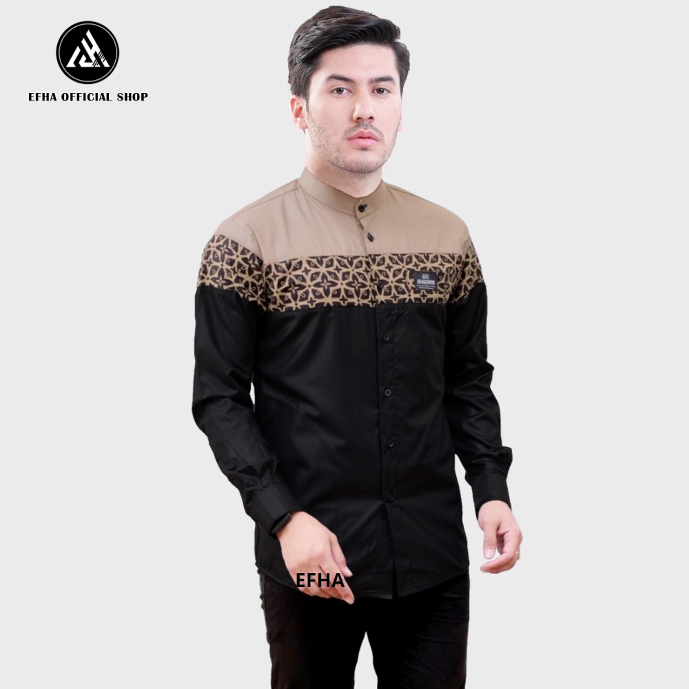 Atasan Muslim dewasa Laki Laki Baju Muslim  Laki Laki Baju Koko lengan panjang Koko Putih dewasa Laki Laki Baju Koko dewasa Premium Kemeja Koko dewasa Laki Laki Baju Koko pria dewasa Murah Bisa COD