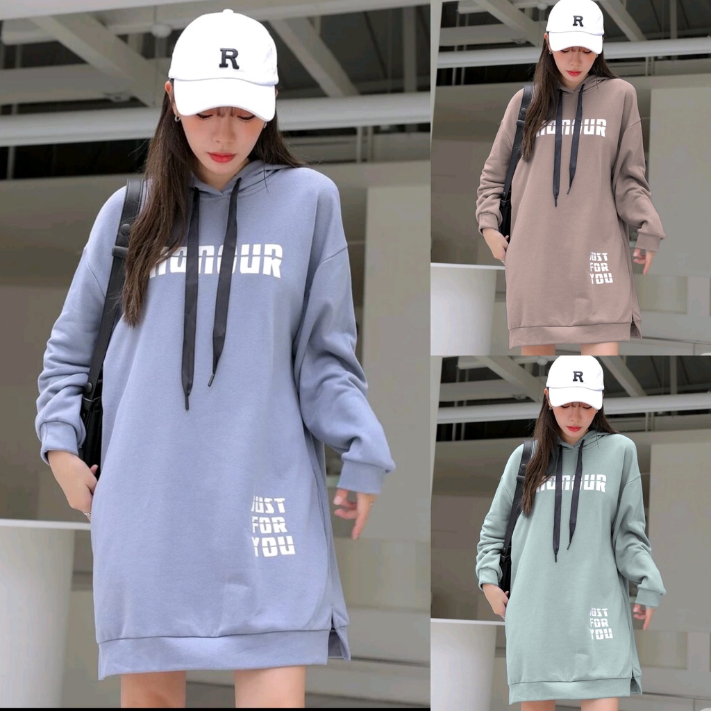 HONOUR LOONG HOODIE SWEATER OVERSIZE SIZE XXL - HOODIE SWEATER TERBARU