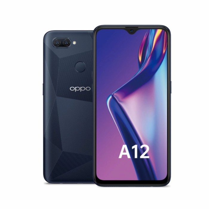 T0P OPPO A12 RAM 3/32GB & 4/64GB NEW GARANSI RESMI OPPO 1 TAHUN NICE