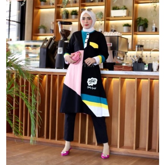 Luzzera Chandramaya Tunik by ALCAVELLA TUNIK TERUS GAMIS RESS FASHIONABLE CANTIK