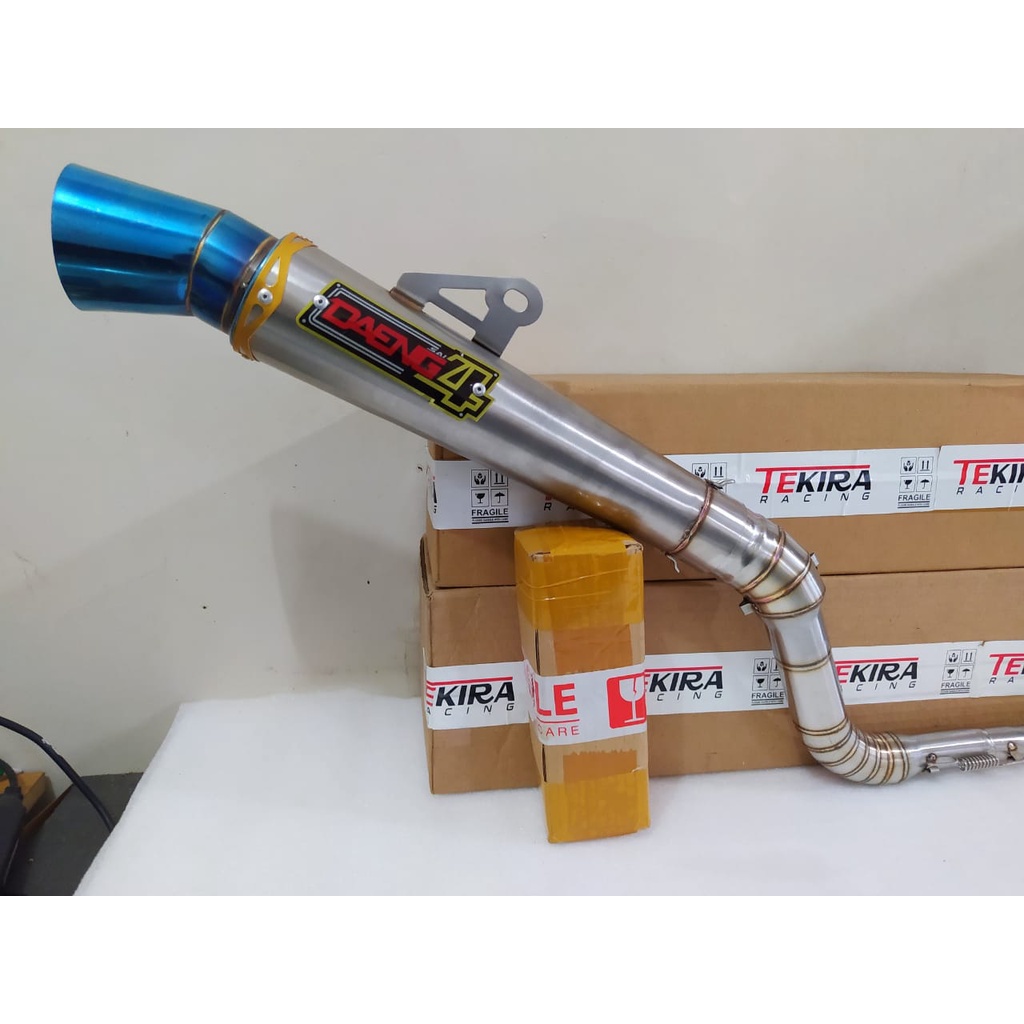 Knalpot Racing Daeng Sai Corong Cobra All New Vario 150 125 110 Keyless Led Techno Bohlam Beat Delux