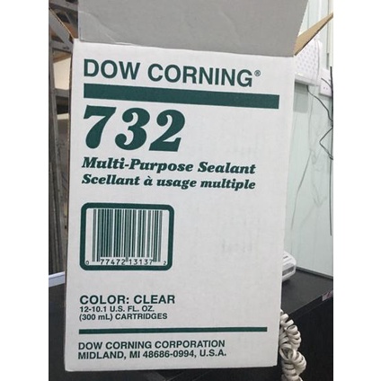 

Dow Corning RTV 732 Multi Purpose Silicone Sealant Clear / Silikon