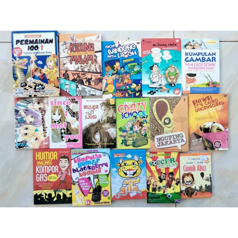 OBRAL BUKU | KOMIK | KOMIK ANAK | BUKU HUMOR | ORI | CUCI GUDANG