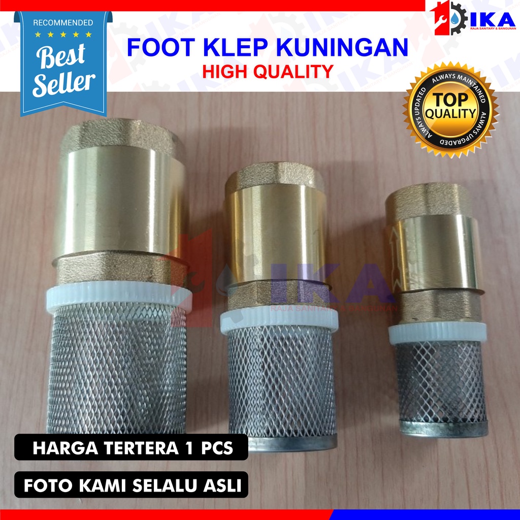 Foot Klep Kuningan 1/2&quot; 3/4&quot; 1&quot; inch Foot Valve Tusen Klep Footklep - Saringan Bawah Foot Valve Kuningan  3/4&quot; 1/2&quot; / Foot Klep / Tusen Klep Kuningan / Foot Klep Kuningan FOOT VALVE FOOTKLEP TUSEN KLEP KUNINGAN 1/2 - 3/4 -1 INCH Foot Klep 1 Inci Kuningan