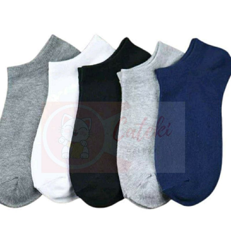 [CTK] PROMO Kaos Kaki Pendek Motif Polos Kaos Kaki Fashion Semata Kaki Ankle Sock PROMO