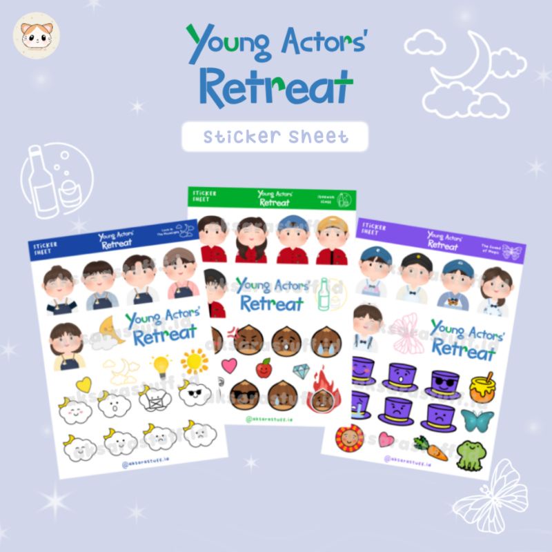 STICKER YOUNG ACTOR'S RETREAT/ YOUTH MT | LOVE IN THE MOONLIGHT, ITAEWON CLASS, THE SOUND OF MAGIC