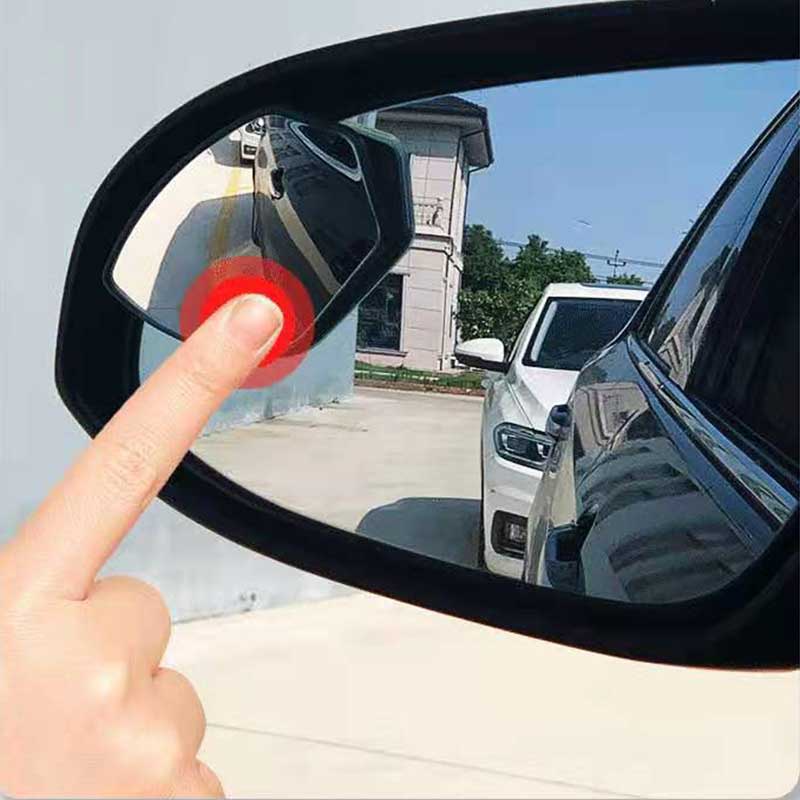 2pcs Kaca Spion Cembung Wide angle Rotasi 360 Derajat Adjustable Untuk Mobil