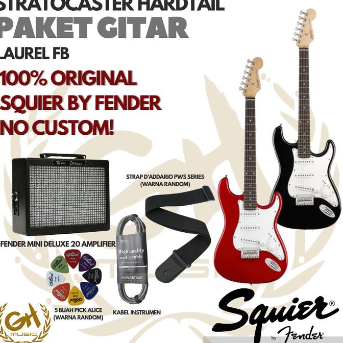 PAKET GITAR SQUIER STRATOCASTER MM Electric Gitar | GUITAR PACK
