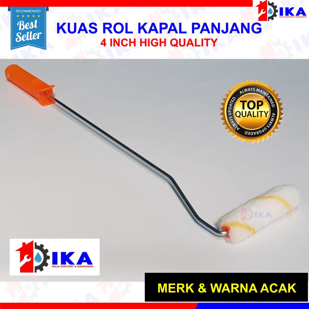 uas Roll Cat Kapal - Kuas Roll Cat Mini - High quality / PROMO RRT Kuas Rol Kapal 4&quot; / Kuas Rol Kecil 4&quot; Utk Tembok, Kayu BESI