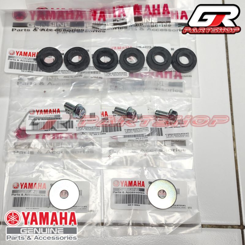 baut ring karet damper set stang stir f1zr force1 vega r jupiter ori ygp fizr fiz r original ygp