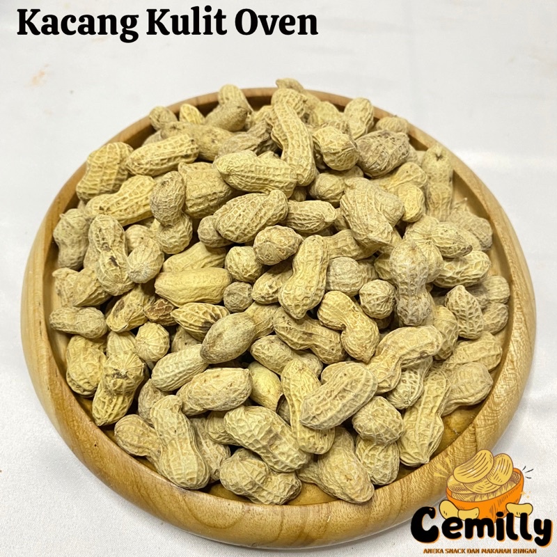 

[CEMILLY] 1000gr Kacang Kulit Oven Cemilan Snack Kiloan