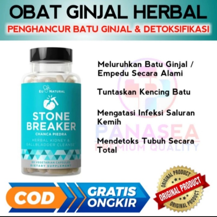 Eu Natural/Eu Natural Stone Breaker Obat Penghancur Batu Ginjal / Empedu Herbal Tanpa operasi