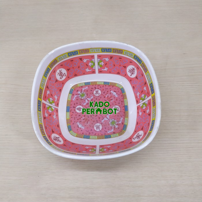 mangkok segi meishing melamine 9066 - mangkok chinese restoran