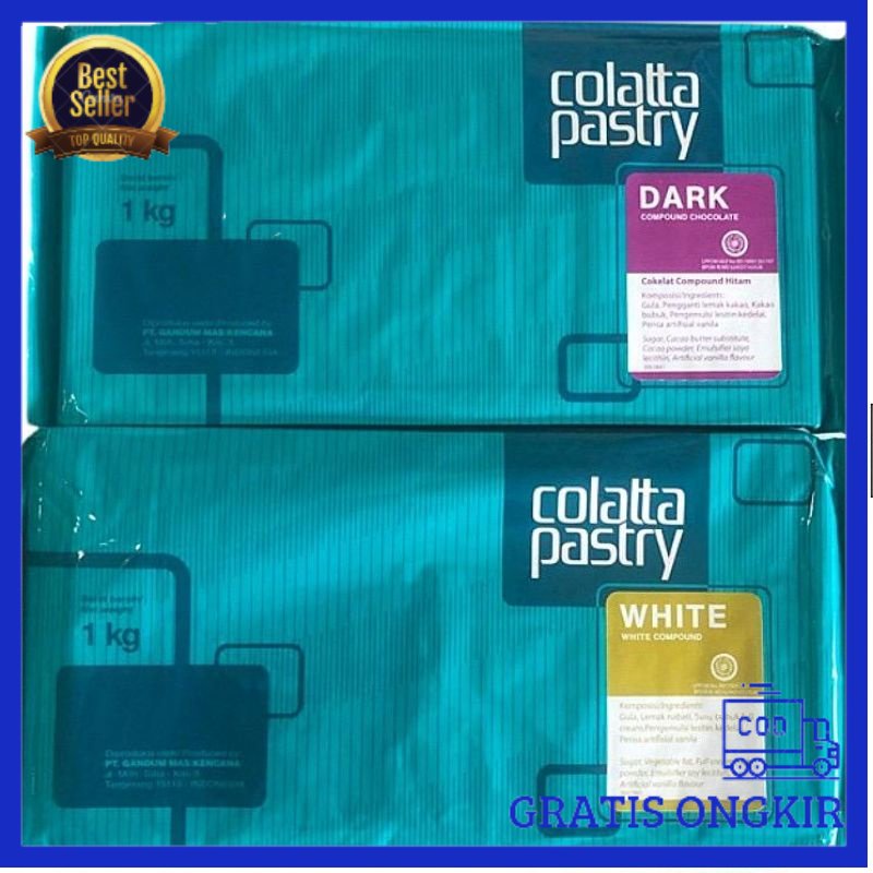 

COKLAT BATANG PASTRY 1KG WHITE & DARK 1KG