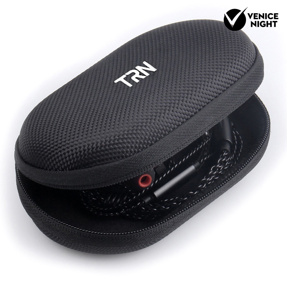 (VNEP) (Berkabel) TRN Oxford Fabric Portable Dust-proof Earphone Headset Storage Bag Box Container